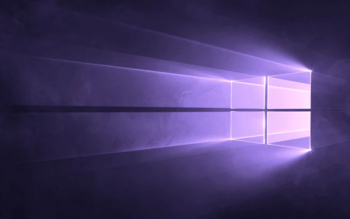 Windows 10 Microsoft operating system logo purple 2k