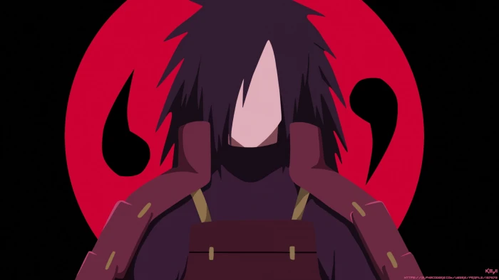 Anime Naruto Boy Madara Uchiha Minimalist Clan 2k
