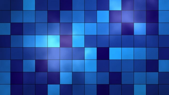 blue cube digital wallpaper abstract square texture textured 2k
