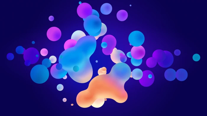 Bubbles neon HD wallappers 2k