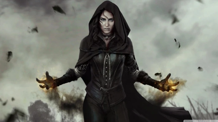 fantasy art The Witcher Yennefer of Vengerberg 3 Wild Hunt