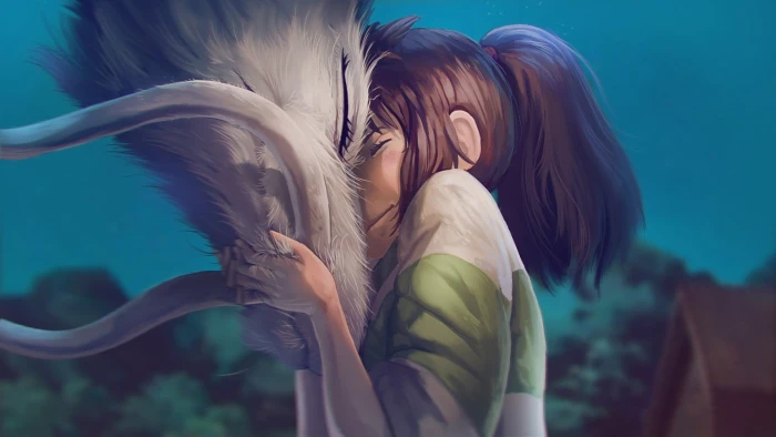 anime girls Spirited Away Studio Ghibli hair hairstyle 2k