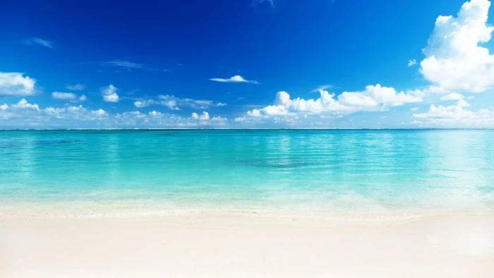 body of water beach sky sea blue tranquil scene cloud 2k
