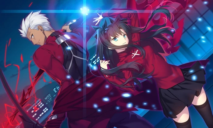 Fate Stay Night character digital wallpaper Tohsaka Rin Archer