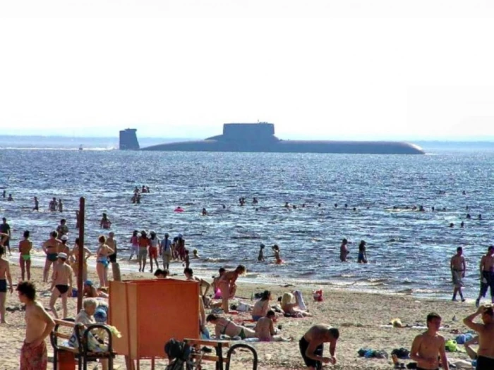 submarine beach military vehicle sea water group of people