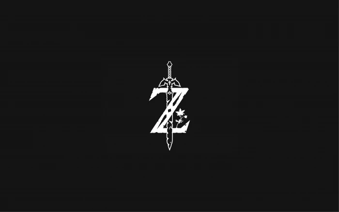 sword and letter z logo The Legend of Zelda Breath the Wild 2k 4k 5k