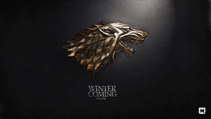 Winter is coming Stark wallpaper Game of Thrones sigils House 2k