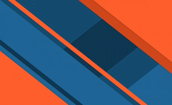 Without Warning Artistic Abstract Blue Orange Lines backgrounds 2k