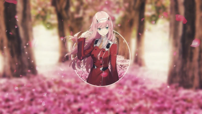 anime girls picture in piture Darling the FranXX 2k