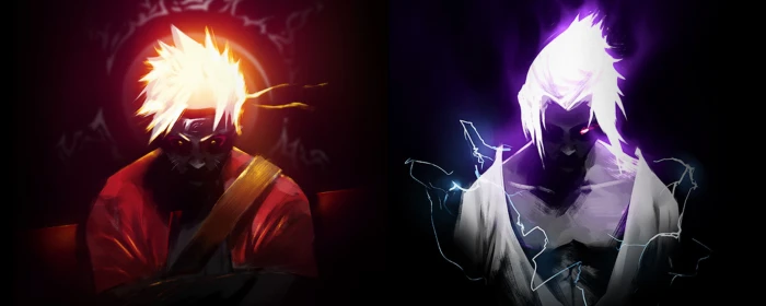 anime dual monitor multi screen widescreen 36 2k