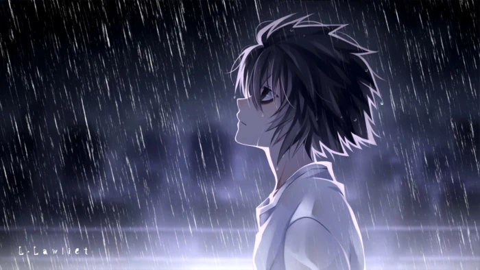 Anime Death Note L Rain 2k