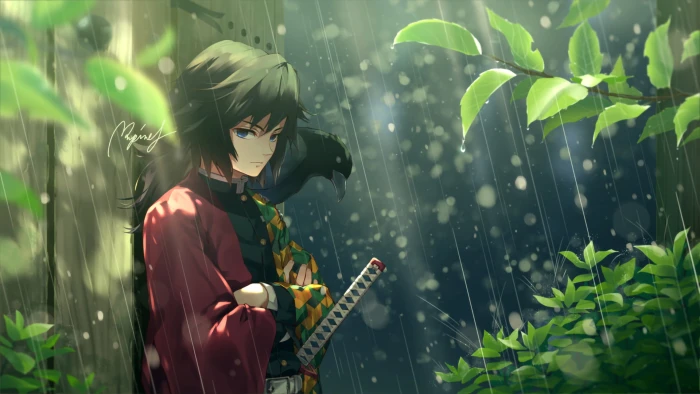 anime digital art artwork Kimetsu no Yaiba Giyu Tomioka 2k