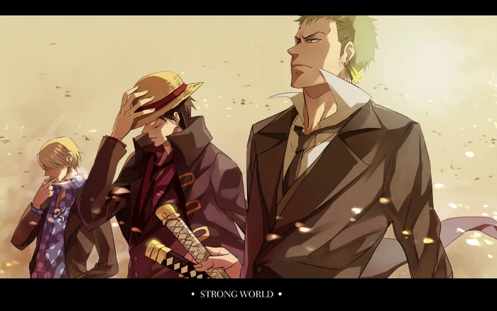Anime One Piece Monkey D Luffy Sanji Zoro Roronoa 2k