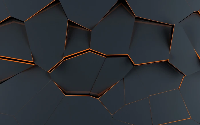 black digital wallpaper polygon art abstract material style 2k