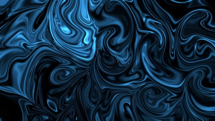 Abstract Blue Swirl 2k