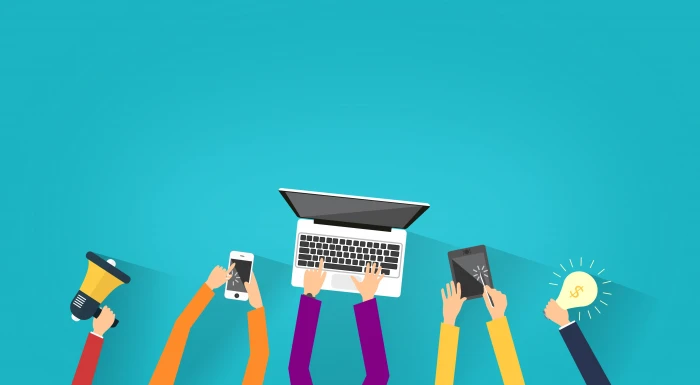 Digital Marketing Image with Copyspace business communication 2k 4k