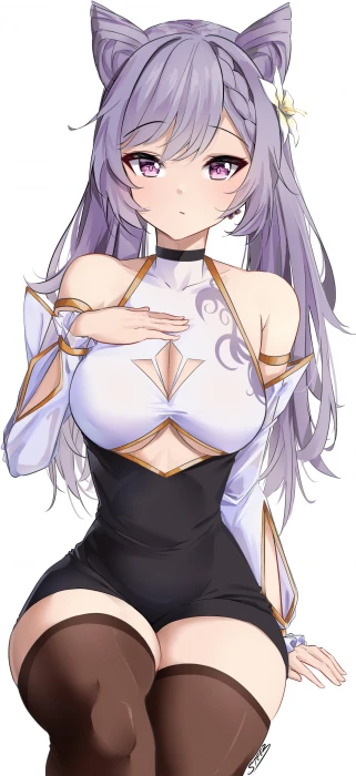 anime girls Genshin Impact keqing genshin impact Steeb