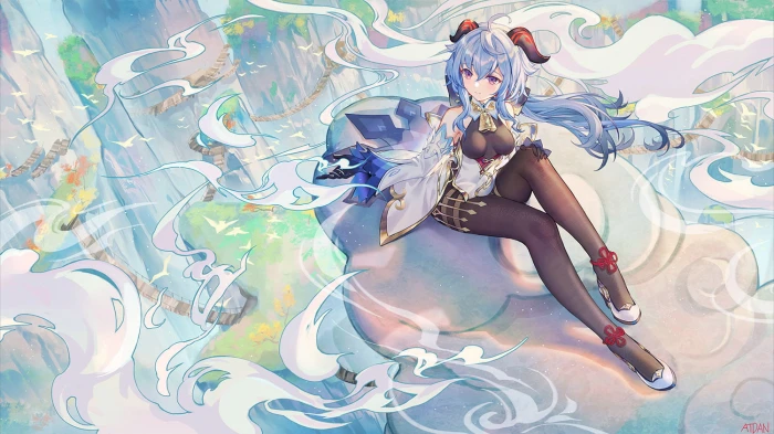 anime girls Genshin Impact Ganyu 2k