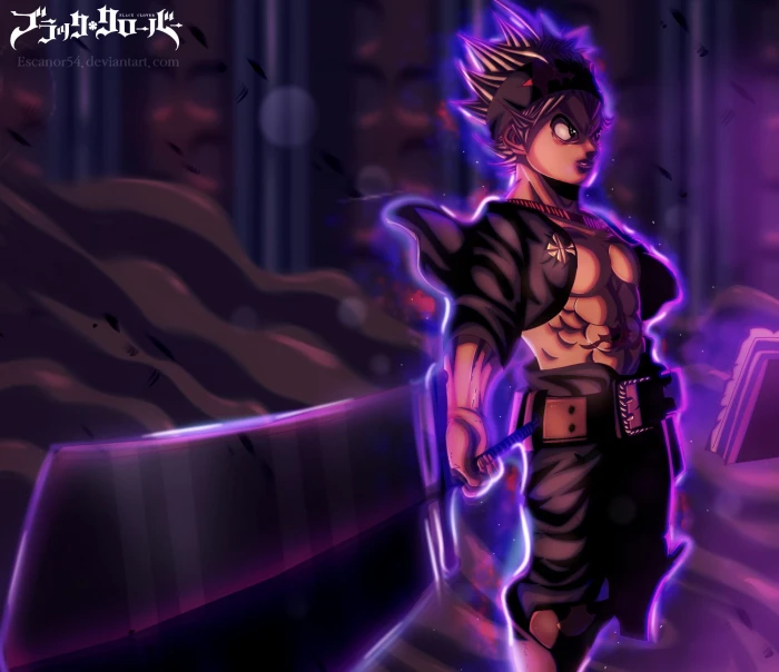 Anime Black Clover Asta 2k