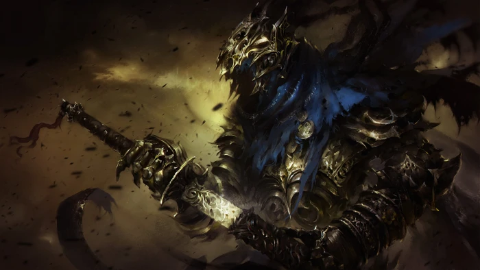 digital art artwork video games Dark Souls Artorias the Abysswalker 2k
