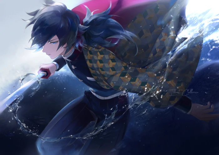 Anime Demon Slayer Kimetsu no Yaiba Giyuu Tomioka 2k