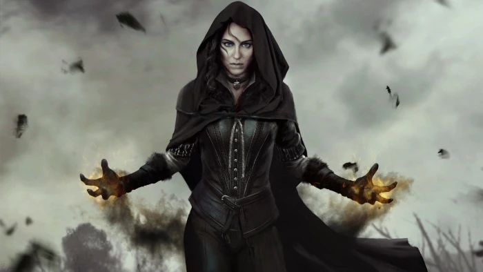 Girl Look Magic The Witcher CD Projekt RED 3 Wild Hunt 2k