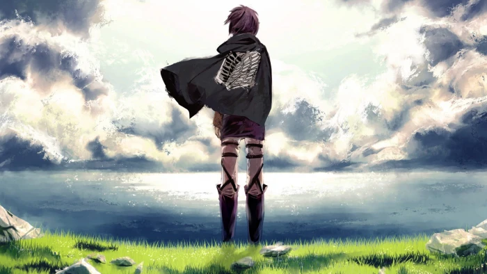 Attack on Titan character illustration Shingeki no Kyojin Mikasa Ackerman 2k
