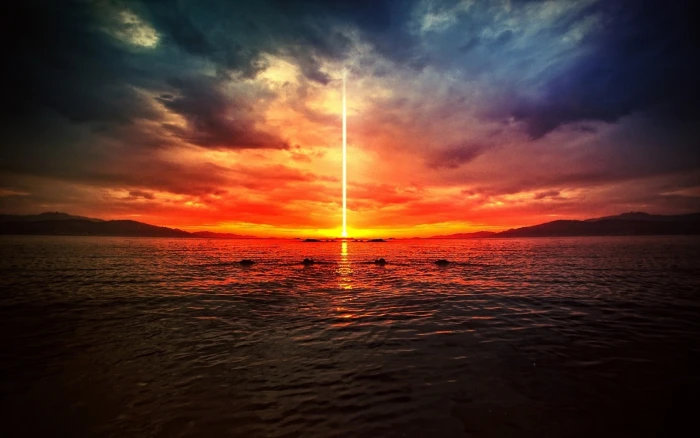 sunsets sunrise landscapes nature Nature Sunsets HD Art 2k