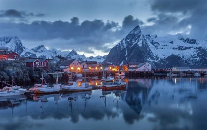 Beautiful Scenery Moskenes Norway Desktop Hd Wallpaper Widescreen Resolutions Free Download In High Quality 2k