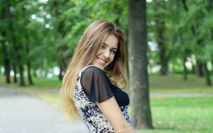 blondes women models metart magazine smiling faces girls in nature adriana f natural lighting 19 People Models Female HD Art 2k