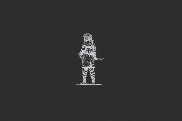 Vinland Saga anime simple background viking 2k