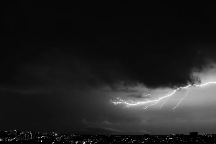 Dark Skies and Lightning Storm clouds public domain rainstorm 2k 4k 5k