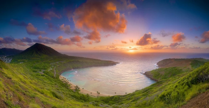 Earth Seashore Bay Beach Hanauma Hawaii Rock 2k