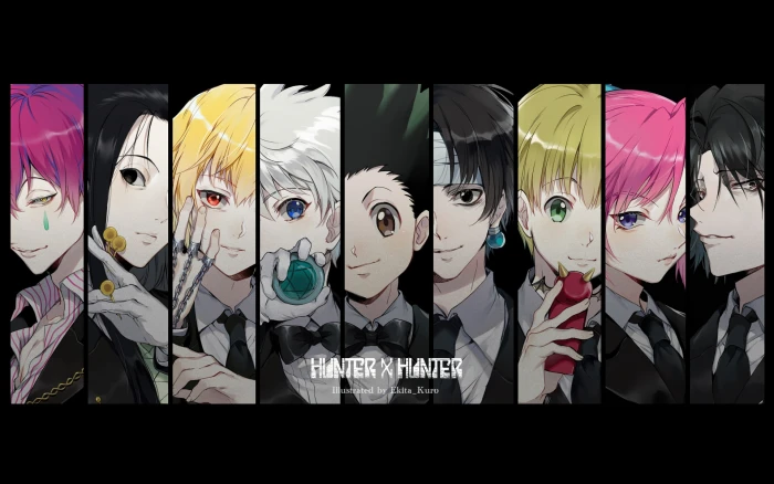 Hunter anime Gon css Hisoka Chrollo Lucifer Kurapika 2k