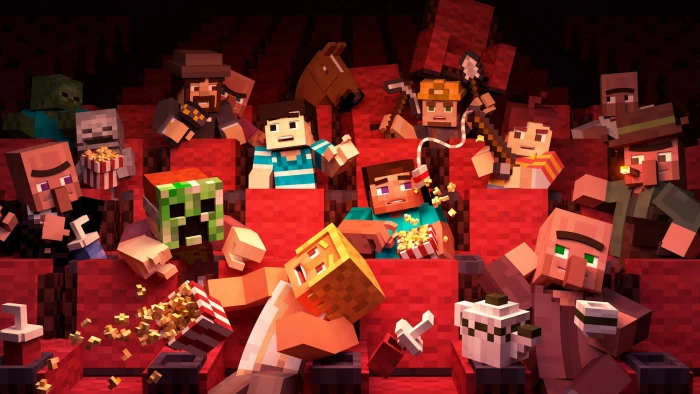 LEGO movie still digital wallpaper Minecraft illustration 2k