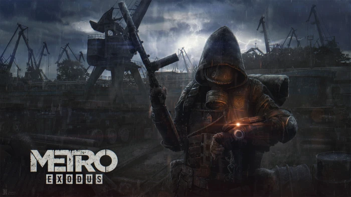 Metro Exodus fan art science fiction video games soldier 2k