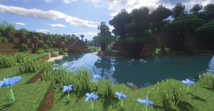 Minecraft natural scenery 2k