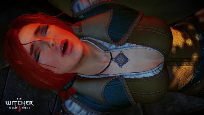 Triss Merigold The Witcher 3 Wild Hunt women open mouth 2k