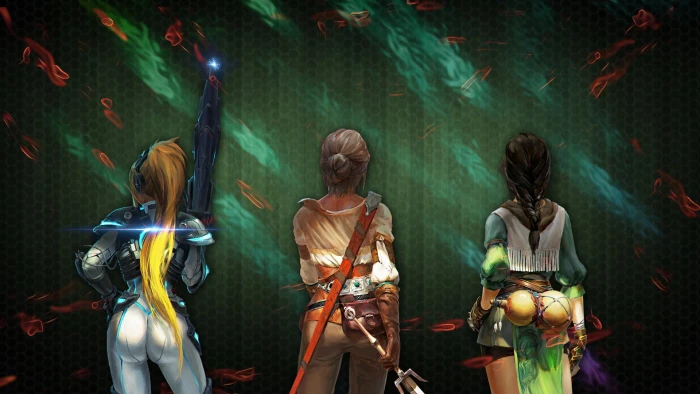 Video Game Crossover Ciri The Witcher Girl Nova Starcraft 2k