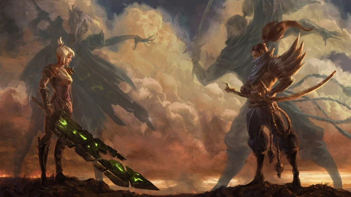 Video Game League Of Legends Riven Yasuo 2k