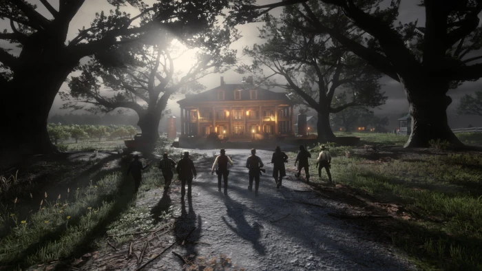 video games Red Dead Redemption 2 landscape nature horse 2k