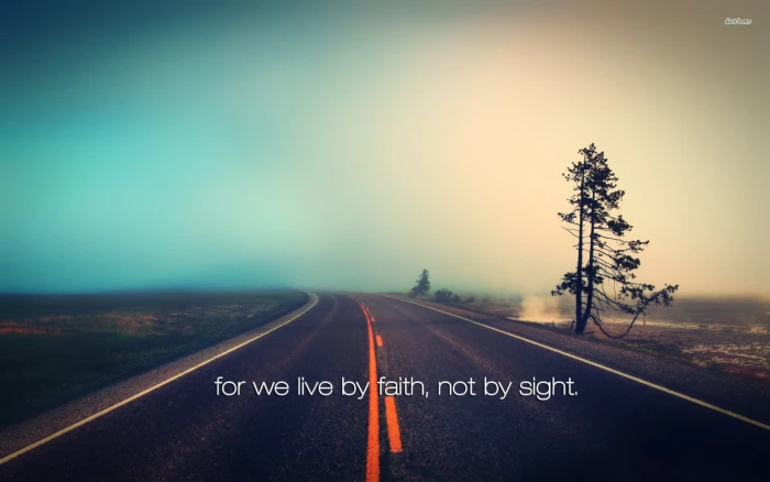 gray highway motivational road Jesus Christ Holy Bible quote 2k