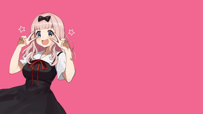 Kaguya Sama Love is War Chika Fujiwara anime girls 2k 4k