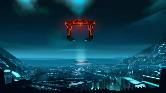 Legacy of Tron digital wallpaper movies architecture 2k