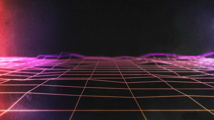 neon synthwave grid lines Retro style backgrounds graph 2k
