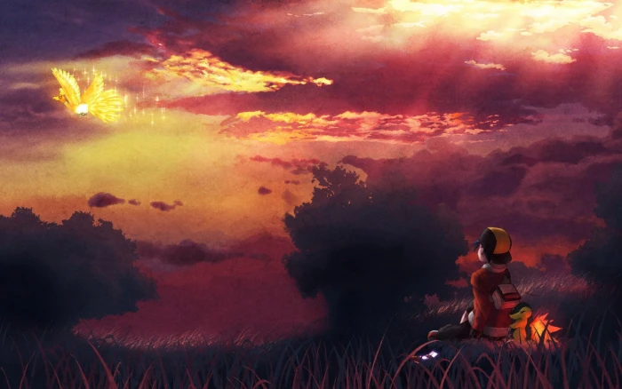 Pokemon Ash wallpaper Pok mon Gold and Silver Cyndaquil 2k