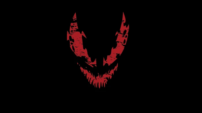 red and black venom illustration comics Carnage Marvel Comics 2k 4k 5k
