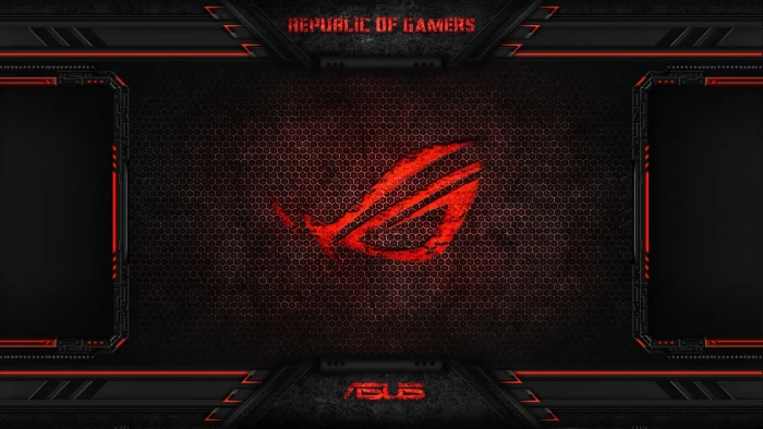 Asus Rog logo red game technology computer data internet 2k