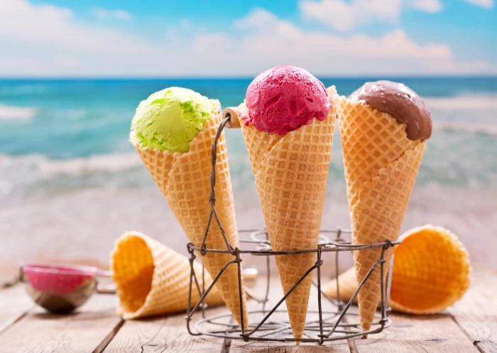 food sweets ice cream depth of field sweet frozen 2k