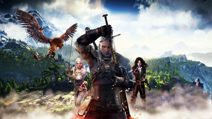 game application wallpaper The Witcher 3 Wild Hunt 2k